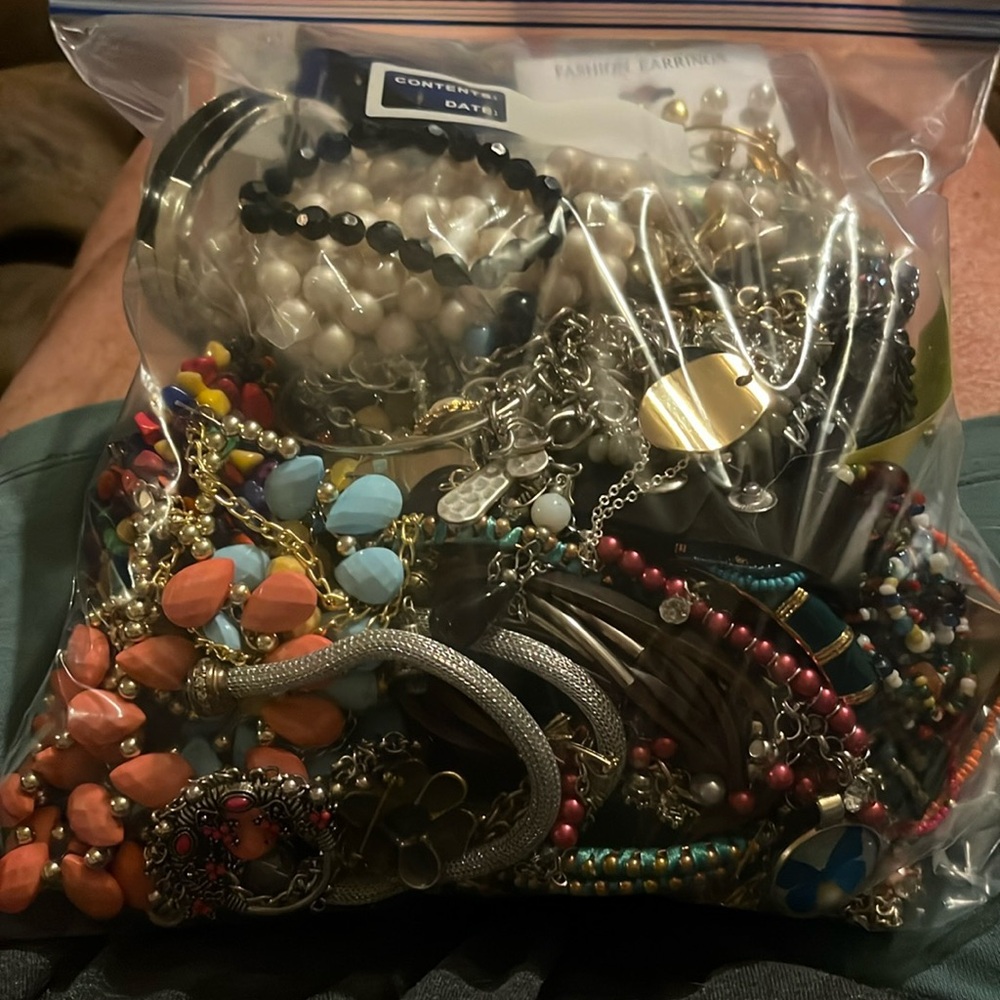 Large mystery jewelry bag